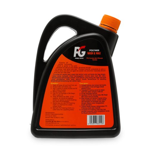 PG Polymer Wash & Wax Car Shampoo with Carnauba Wax (1L) - Image 2